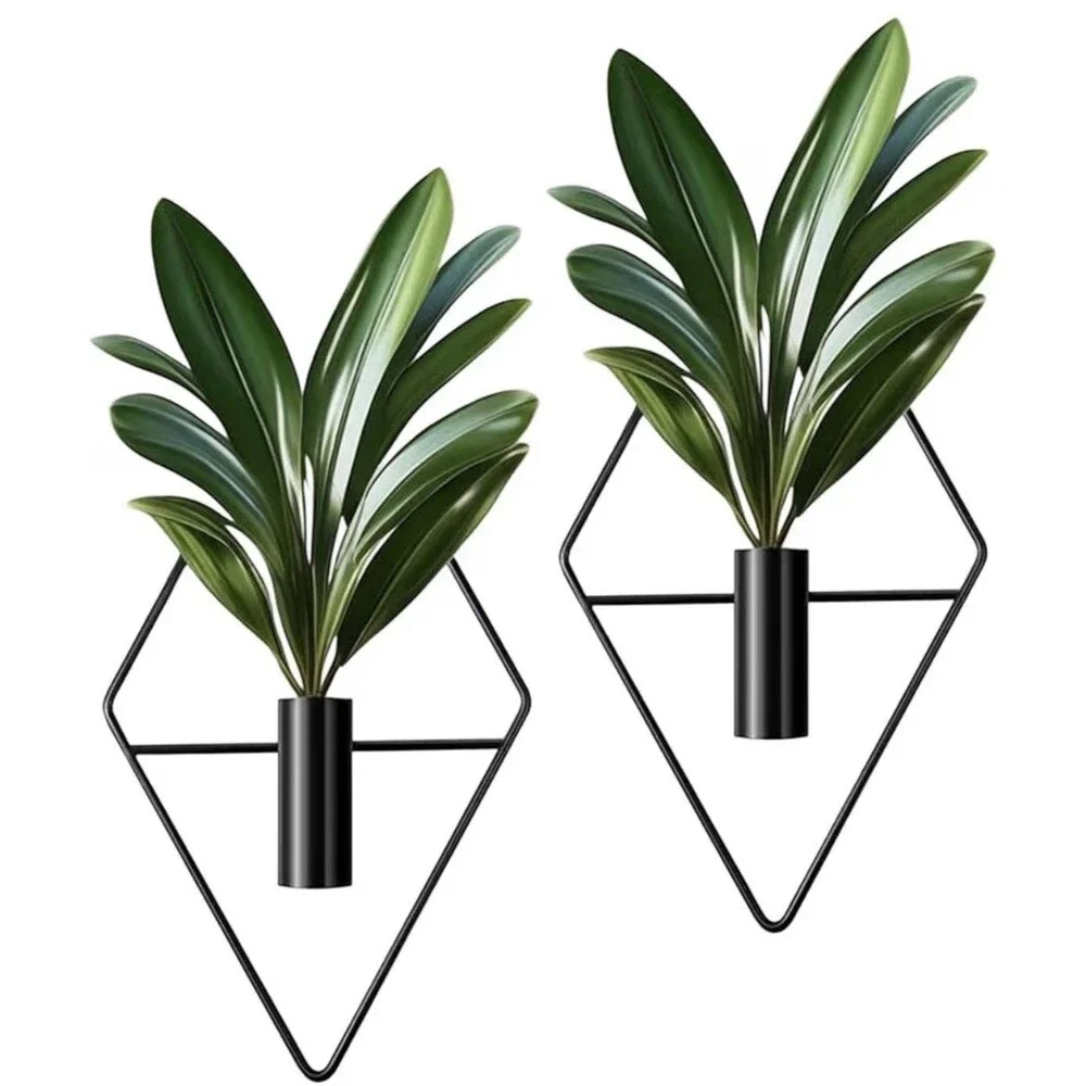 Plant Wall Decor Hanging Set Of 2 New